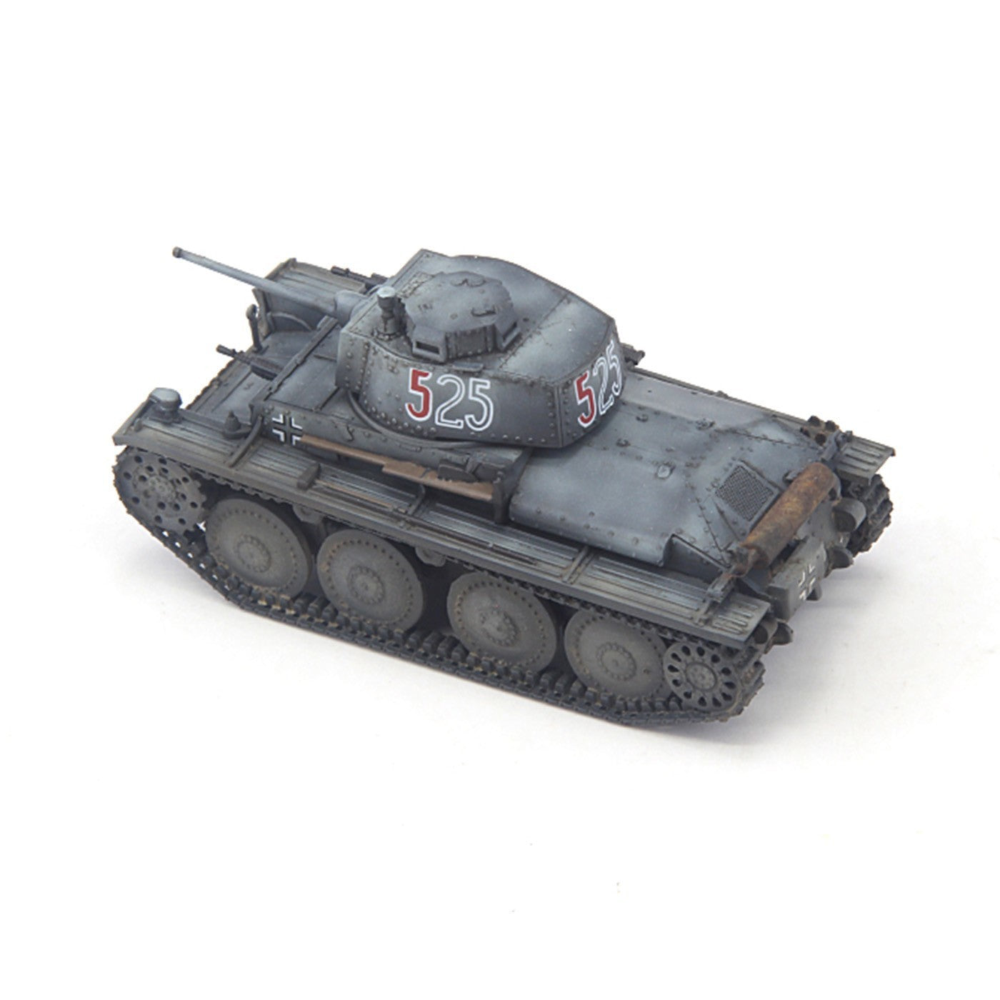 Homemade 1/72 German Pz.Kpfw 38T Ausf.E/F Light Tank No.525 Finished Model