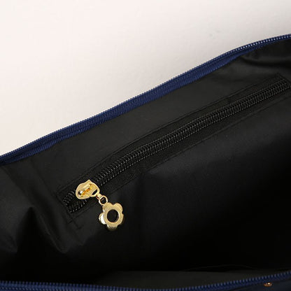 Dumplings Handbag Travel Lightweight Shopper Bag Waterproof Nylon Tote Handbag