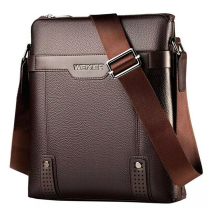 Leather pu Men Crossbody Handbag Messenger Fashion Business Mens Shoulder Bag