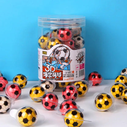 Spherical Gum Eyeball Gummy Candy 30pcs Fruit Flavored 3D Gummy Ball Candy