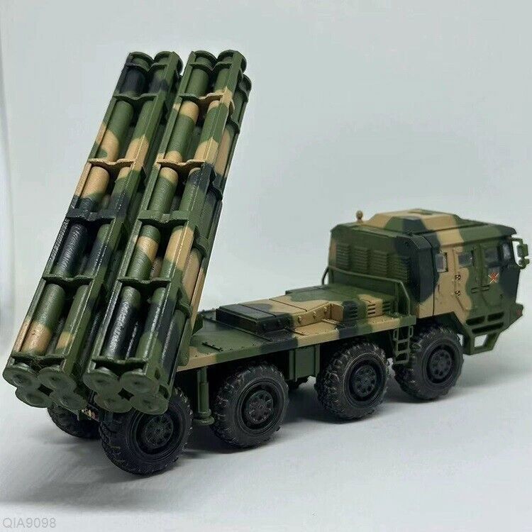 1/72 China PLA PHL-191 Long-range Rocket Launcher Tricolor Camouflage Model
