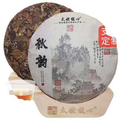 350g Fuding white tea cake Shoumei old white tea cake alpine taimushan vein tea