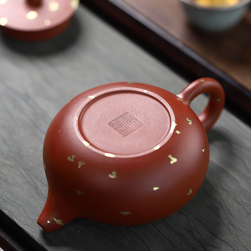 6.8oz Marked Tea Pot Chinese Handmade Real Yixing Zisha Dahongpao Clay Yuanzhu