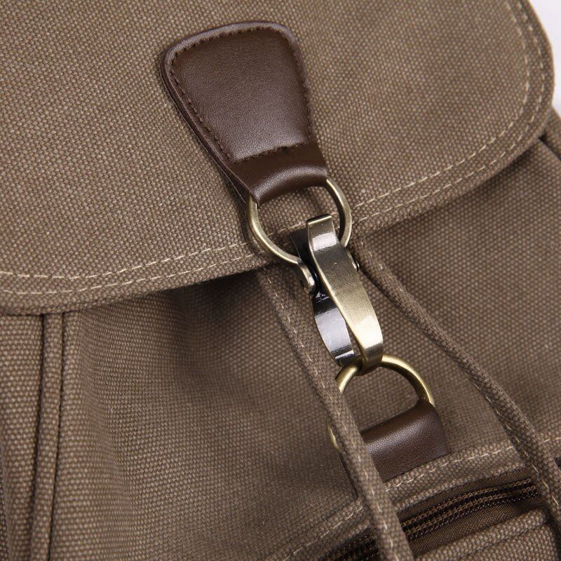 Canvas Backpack Vintage Pure Cotton Travel Bag Laptop School Bags Bag Polyester