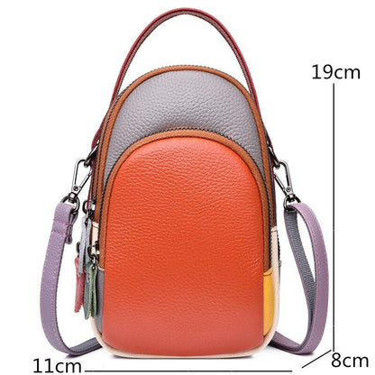 Handbag Genuine Leather Shoulder Bag Luxury Messenger Bag Phone Wallet Crossbody