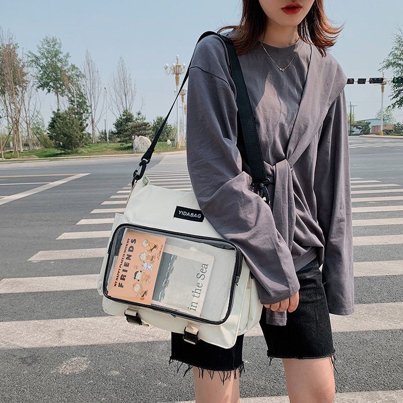 Backpack Clear Pocket Large Transparent Shoulder Bag Traveling 38*8.5*33 CM 1 PC