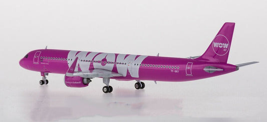 1:400 Phoenix WOW air AIRBUS A321neo Passenger Airplane Diecast Aircraft Model