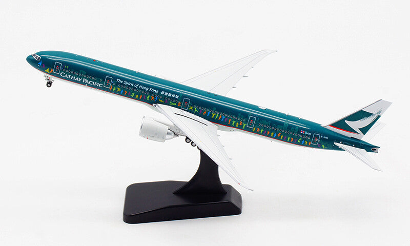 1:400 Aviation CATHAY PACIFIC BOEING 777-300ER Passenger Airplane Diecast Model