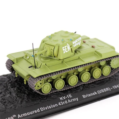 IXO 1/72 Tank KV-1E Soviet Tank Voroshilov WWII Military Model Alloy Finished
