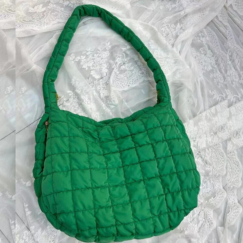 Casual Padded Women Handbag Shoulder Crossbody Bags Underarm Bag Purses