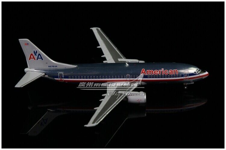 1:400 JC Wings American BOEING 737-300 Passenger Airplane Diecast Aircraft Model