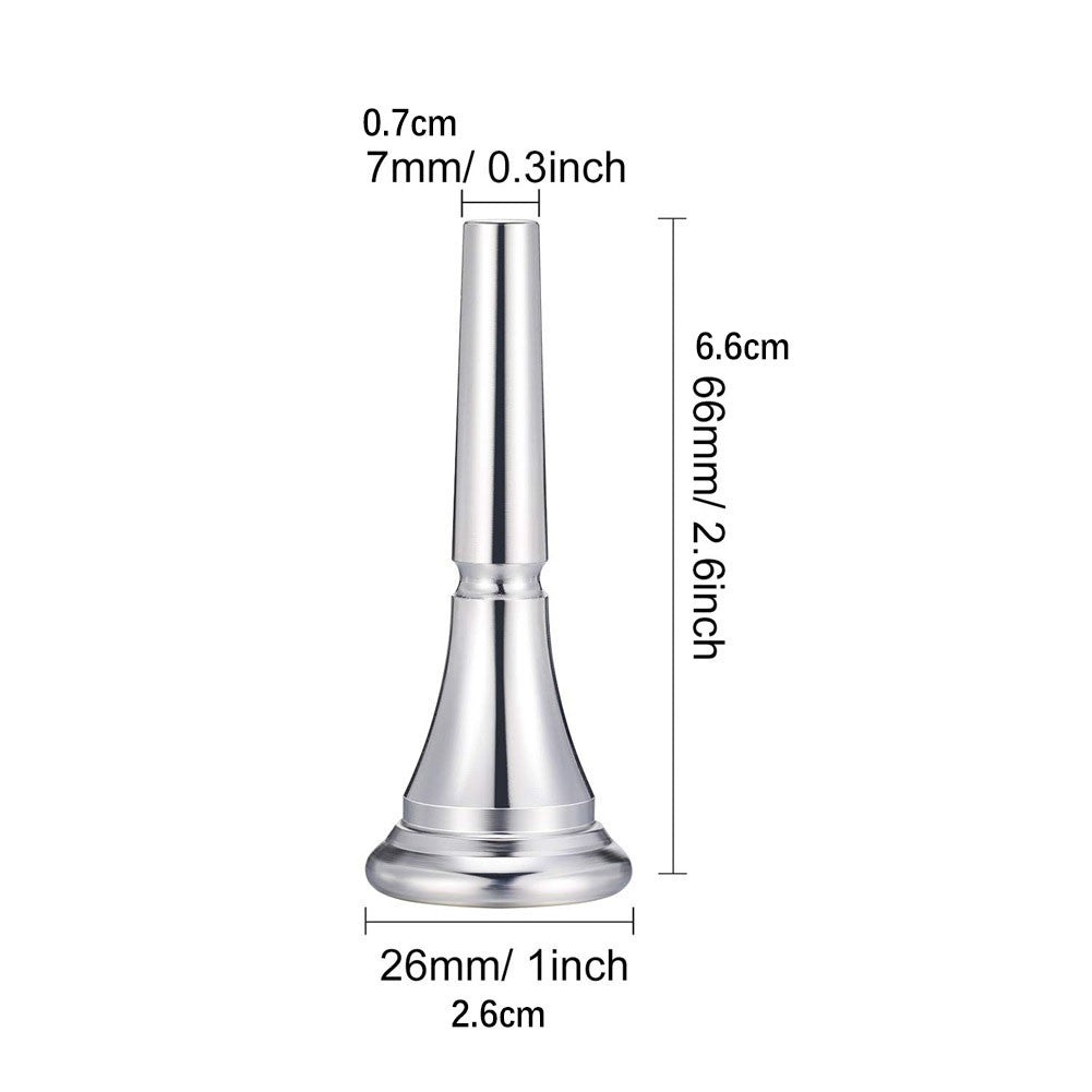 Universal Copper Alloy French Mouth Mouthpiece For Instrument Horn Replacement