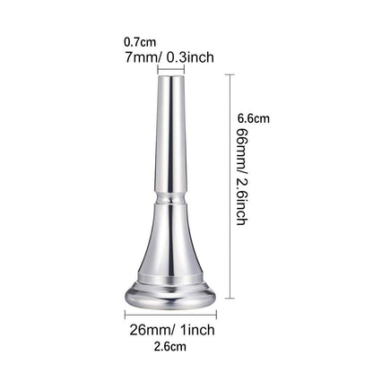 Universal Copper Alloy French Mouth Mouthpiece For Instrument Horn Replacement