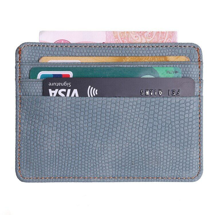 Bank Card Package Passport Cover Bag Coin Case Leather Card Women Men Cardholder