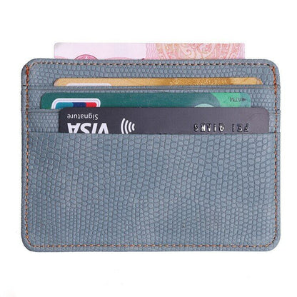 Bank Card Package Passport Cover Bag Coin Case Leather Card Women Men Cardholder