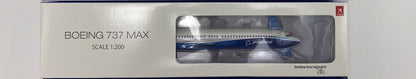 1:200 Hogan Boeing 737 MAX9 Passenger Airplane Plane ABS Plastic Aircraft Model