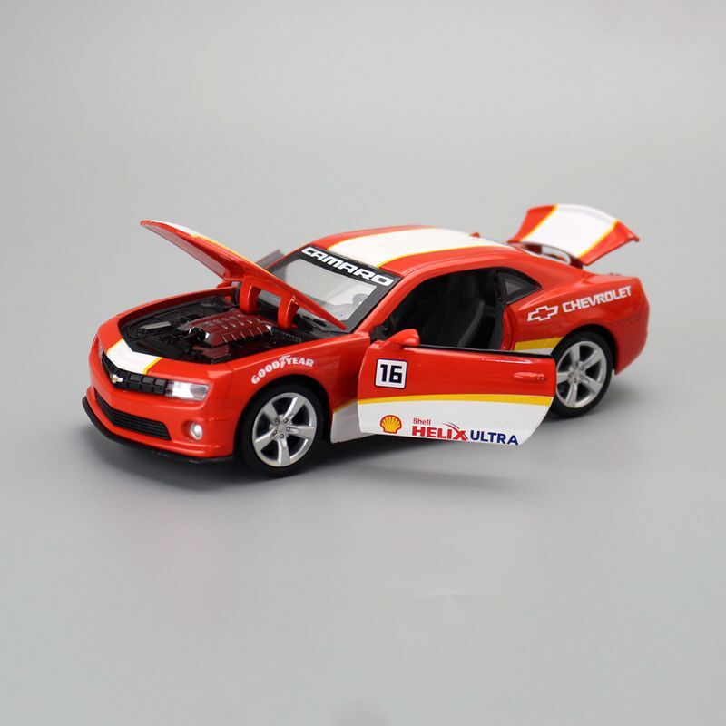 1:32 Diecast Chevy Hornet Racing Car Shell Metal Car Model Toy Pull Back Sound