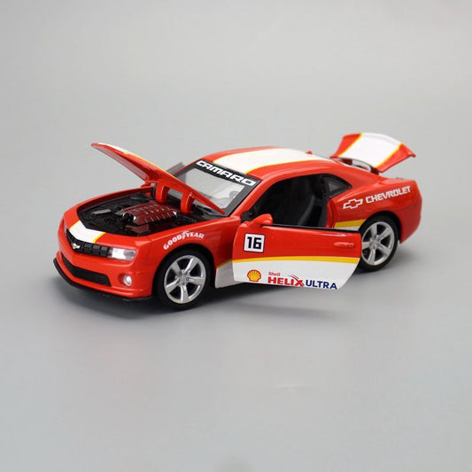 1:32 Diecast Chevy Hornet Racing Car Shell Metal Car Model Toy Pull Back Sound