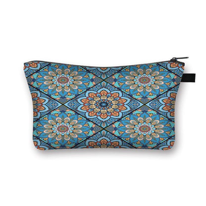 Bohemian Print Cosmetic Bag Fashion Travel Lipstick Toiletry Bag Shopping Purse