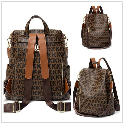 Fashion Backpack Genuine Leather Luxury Bag Large Travel Purse Size: 31*16*31 CM