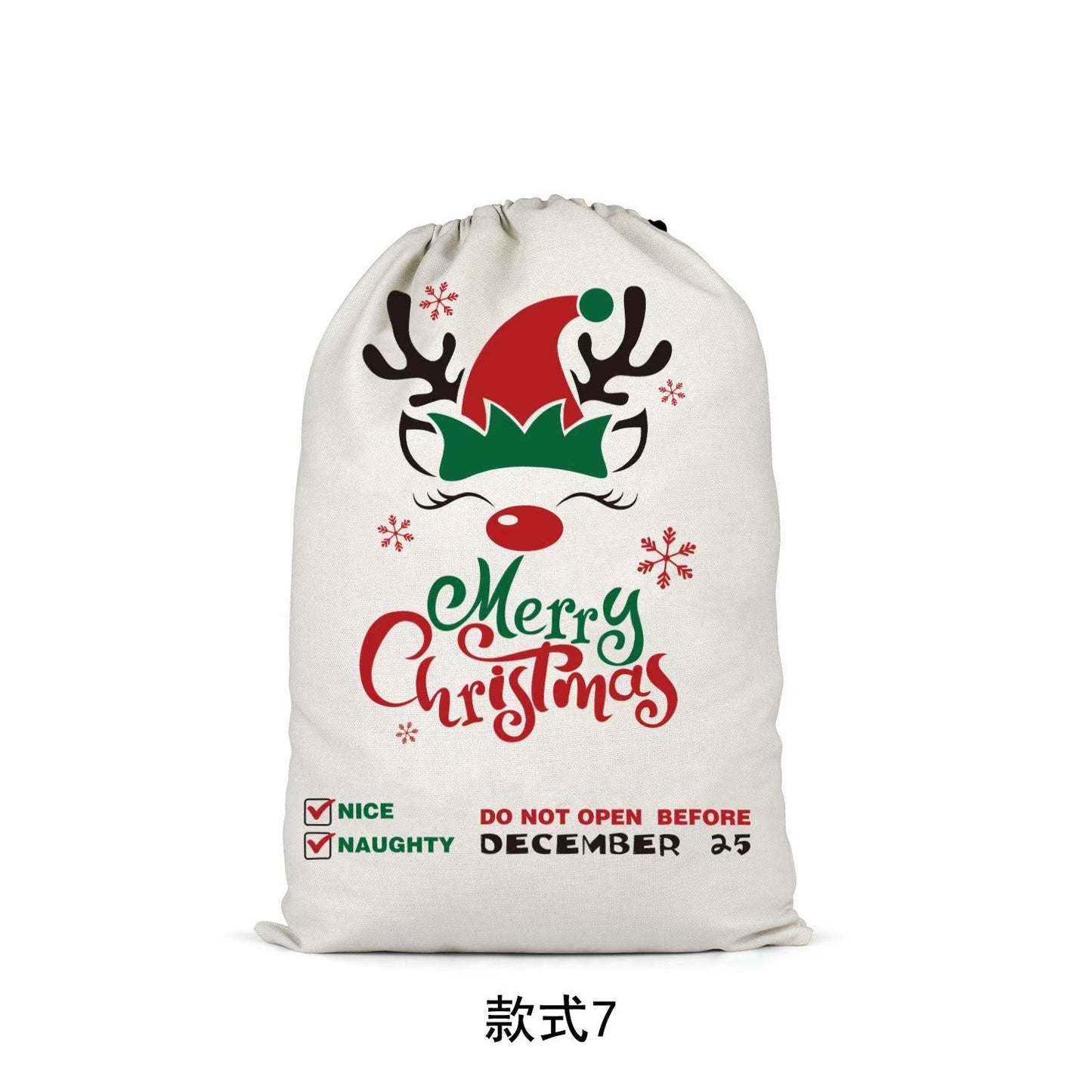 Christmas Santa Claus Bag Gift Gift Bag 19.5inx27.5in Large Scall Christmas Bag