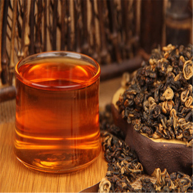 Health Drink Yunnan Black Tea Curled(1 Bud 1 Leaf ) 200 Grams Organic Dian Hong