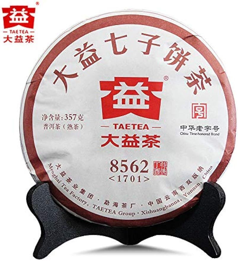 8562 Yunnan Menghai Da-yi Ripe Puer Pu Erh 357g Shu Pu-erh 1701 Batch Shou Cha