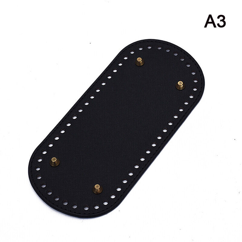 22*10cm Long Bottom for Knitted Bag Leather Bag Base Handmade Bottom With Holes