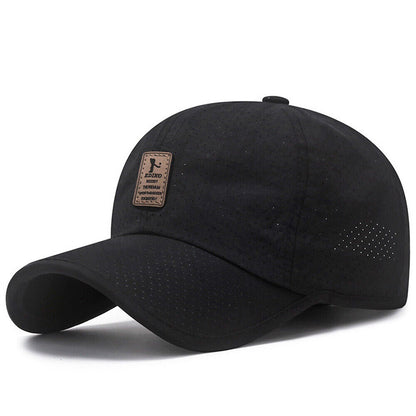 Summer Snapback Quick Dry Mesh Baseball Cap Outdoor Golf Breathable Hat Unisex