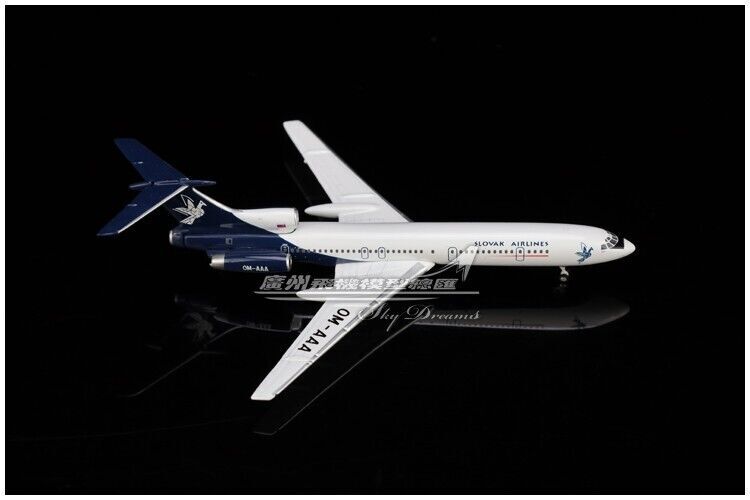1:400 Phoenix Slovak Airlines Tupolev TU-154M Passenger Airplane Diecast Model