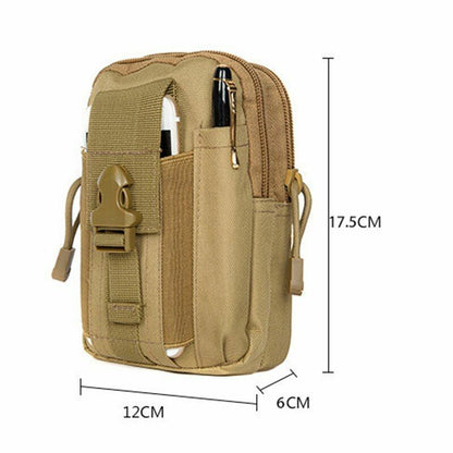 Waist Pack Bag Pouch Waterproof Nylon Mobile Phone Wallet Travel Kit Durable