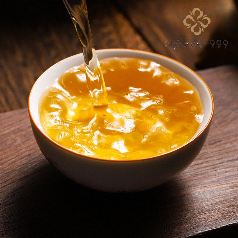 357g Raw Pu'er Tea Cake Laozhai Lincang Ancient Tree Bamboo Shell Pack Bulk Tea
