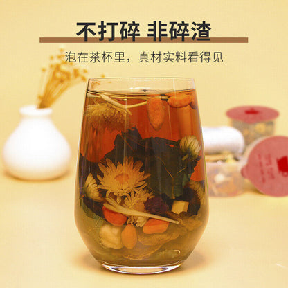 30 Cans of Chrysanthemum Goji Berry Cassia Seed Camellia Honeysuckle Health Tea