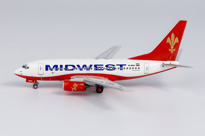 1:400 NG Model MIDWEST BOEING 737-600 Passenger Airplane Diecast Aircraft Model