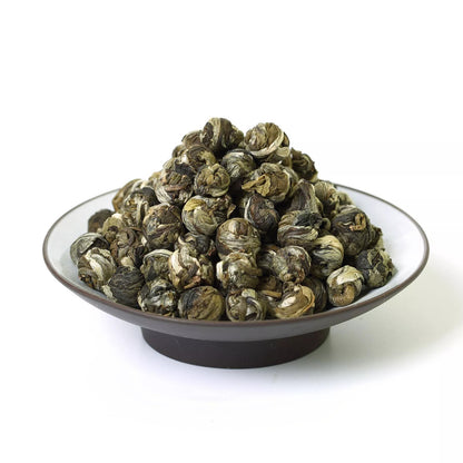 250g Supreme Jasmine Dragon Pearl Loose Leaf Chinese Green Tea Hand Roll Ball
