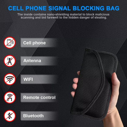 3 Pack Faraday Bag Cell Phone Wallet Blocker Radiation Signal Shielding Case New