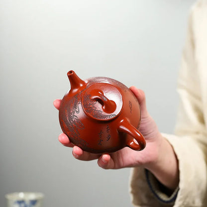 Chinese yixing purple clay teapot Da Hong Pao zisha Pot Handmade Kung Fu Teapot