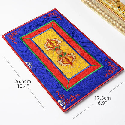 Table Mat Home Decoration Embroidery Tibetan Buddhist Tangka Woven Thermal