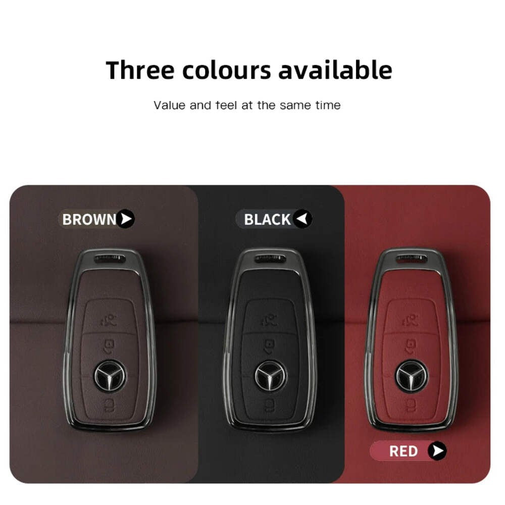 Leather Car Key Case – Premium Full-Cover Protection