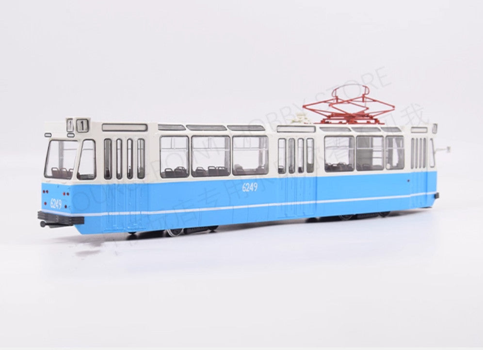 1:43 SSM LM-68 Leningrad Tram City Public Transport Passenger Car Diecast Model