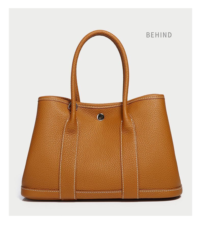 Genuine Leather Shoulder Bags Cow Leather Handbag Wide Strap Tote Bags Handbag