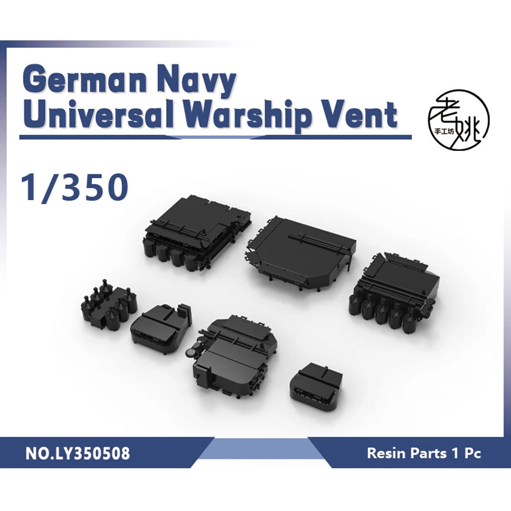 Yao's Studio LY350508 1/350 Model Upgrade German Navy Universal Warship Vent