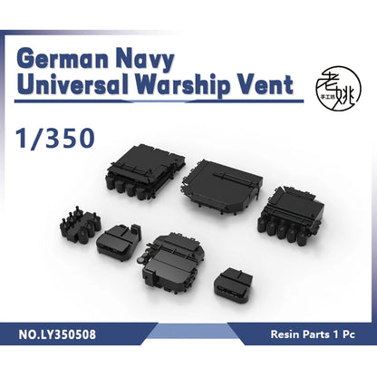 Yao's Studio LY350508 1/350 Model Upgrade German Navy Universal Warship Vent