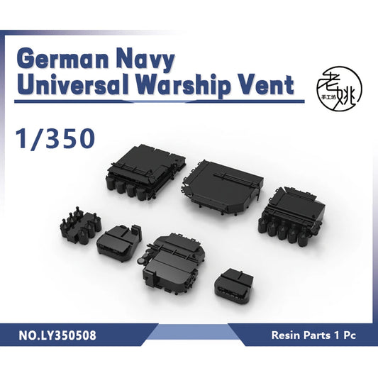 Yao's Studio LY350508 1/350 Model Upgrade German Navy Universal Warship Vent