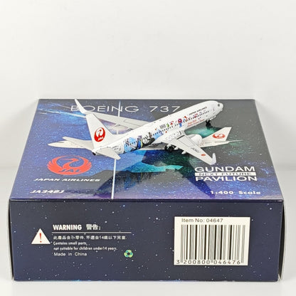 1:400 Phoenix Japan Airlines B737-800 JA342J Airplane Diecast Aircraft Model