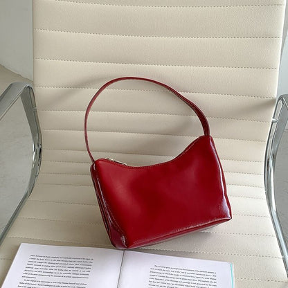 Elegant Shoulder Bags Synthetic Leather Vintage Handbag Travel Underarm Clutch