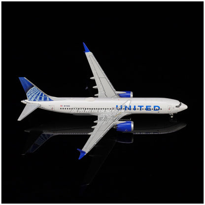 1:400 GeminiJets UNITED BOEING 737 MAX 8 Passenger Plane Diecast Aircraft Model