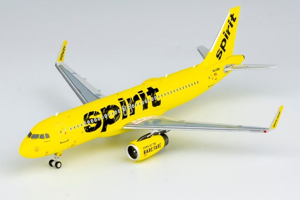 1:400 NG Model Spirit Airline AIRBUS A320 Passenger Plane Diecast Aircraft Model