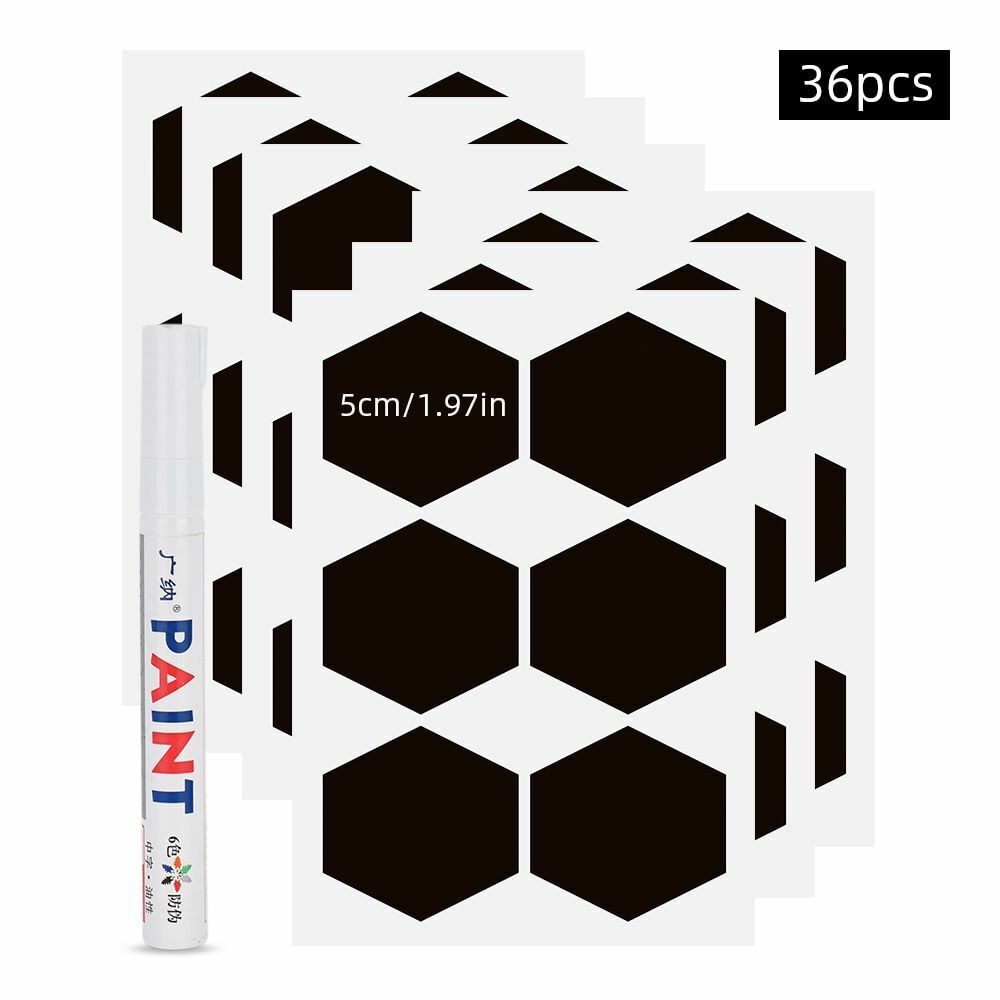 Stickers Waterproof Chalkboard Kitchen 48Pcs/Set Spice Label Home Jar Blackboard