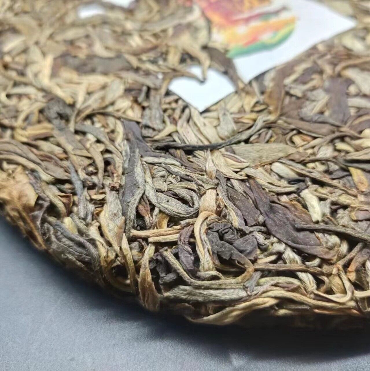 357g Yunnan 2021 Tea Jingmai Early Spring Cow Cake Handmade Puerh Tea Raw Tea